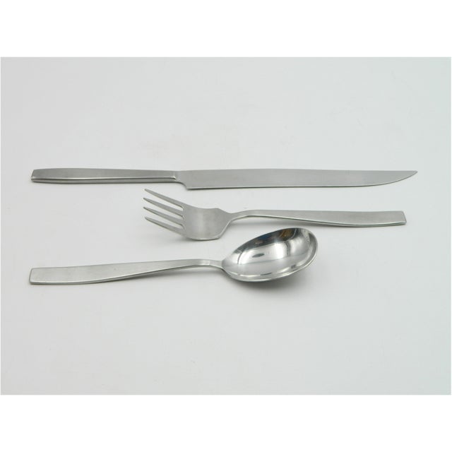 Stainless Steel Cutlery Set by Amboss, 1960s, Set of 27 For Sale - Image 11 of 15
