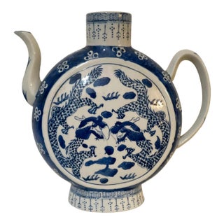 Antique Late 19th Century Moon Flask Pitcher Vessel For Sale