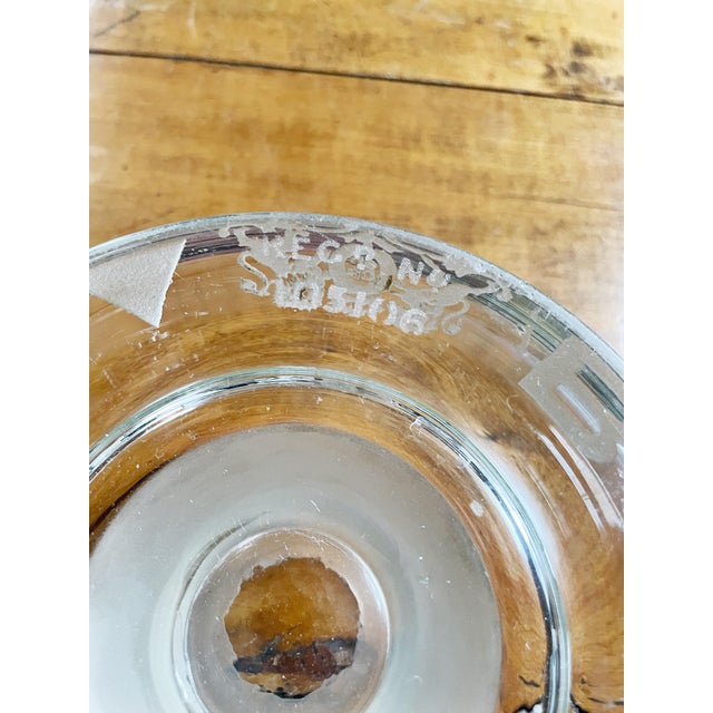 Late 19th Century Antique English Glass Bass Beer Advertising Match Striker For Sale - Image 5 of 7