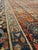 Antique Bijar Carpet Oriental Rug, Handmade, Ivory, Rust, Light Blue, Terracotta For Sale - Image 4 of 18