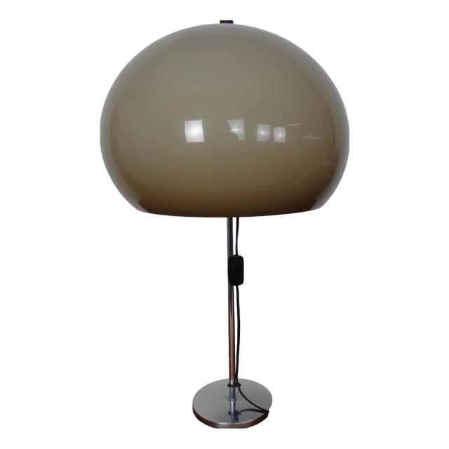 Chrome-Plated Plastic Table Lamp, Italy, 1960s For Sale