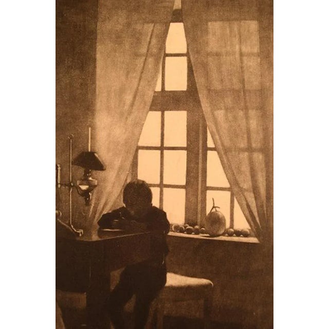 Antique Etching by Peter Ilsted For Sale - Image 3 of 8