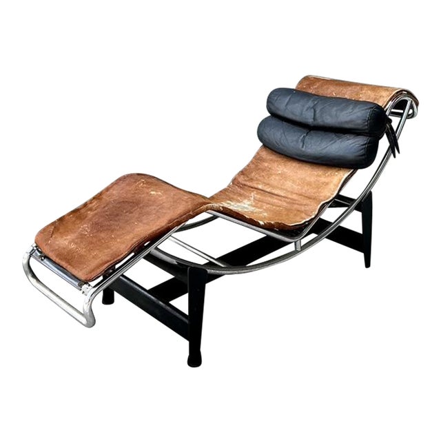 Vintage Lc2 Chaise Lounge After Corbusier For Sale