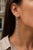 Topaz Huggie Drop Earrings, Silver, Gold, Pair For Sale - Image 9 of 10
