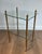 Brass side table with 2 glass shelves French work, Maison Jansen Circa 1940 For Sale - Image 11 of 12