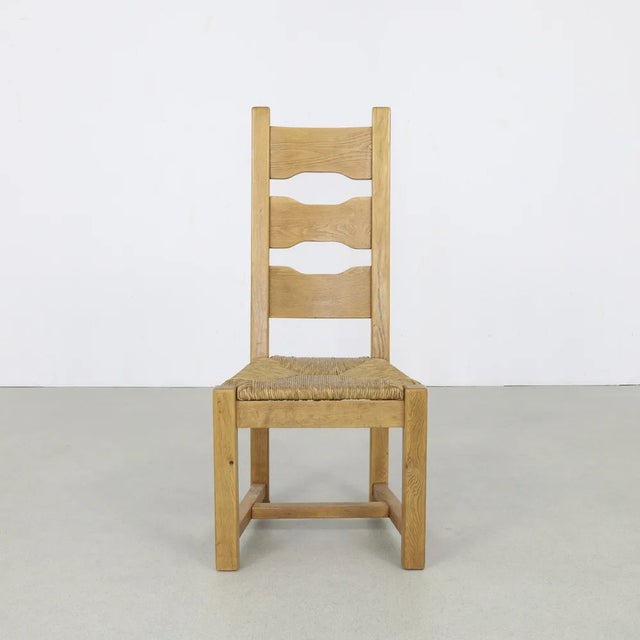 Mid-Century Modern Brutalist Dining Chairs, 1970s, Set of 4 For Sale - Image 3 of 9