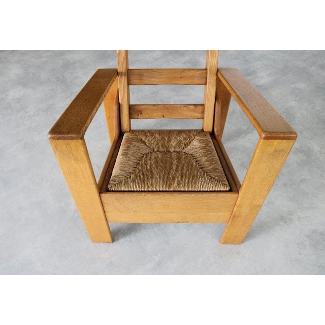 Wood Vintage Armchair Sedes from Wim Mulder, 1980s For Sale - Image 7 of 9