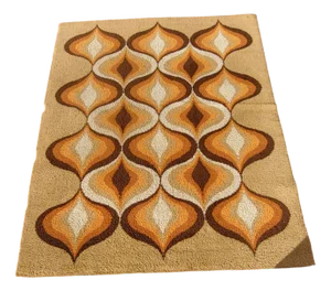 Vintage Space Age Rug, 1970s