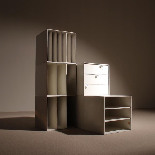 1970s Palaset Modular Storage System by Ristomatti Ratia for Treston, Finland, 1970s, Set of 6 For Sale - Image 5 of 18