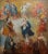 Italian 17th Century Italian Old Master-Madonna Surrounded by Saints -Oil Painting For Sale - Image 3 of 12