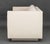White Modern White Upholstered Sofa For Sale - Image 8 of 9