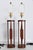 Westwood Lamps Tall Tony Paul for Westwood Walnut & White "Catkin" Table Lamps, 1950s - A Pair For Sale - Image 4 of 17