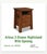 this is an amish made nightstand made of rustic cherry hardwood. originally went for around $1000 three years ago.you can...