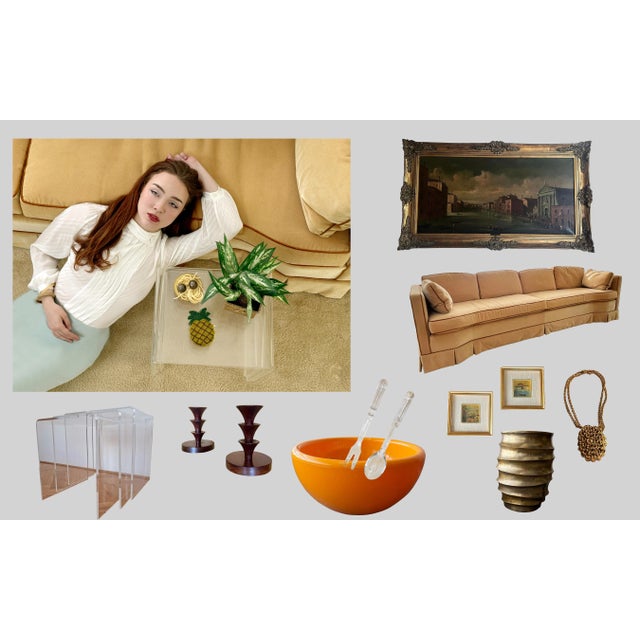 Vintage Postmodern Plexiglass Waterfall Nesting Tables 1980s, Set of 3 For Sale - Image 11 of 14