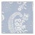 Sample - Schumacher Millicent Wallpaper in Delft For Sale