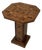 Vintage Exceptional Parquetry Pedestal Table With Hidden Compartment, Circa Mid 20th Century For Sale