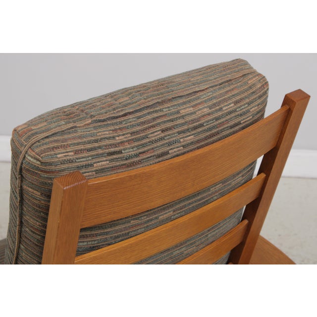 Stickley Bow Arm Mission Oak Morris Chair For Sale - Image 12 of 18
