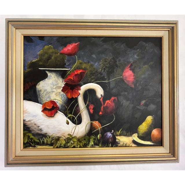 Signed Original Painting on Canvas by Karen Reinhart (American, 1938-2023) For Sale - Image 10 of 12