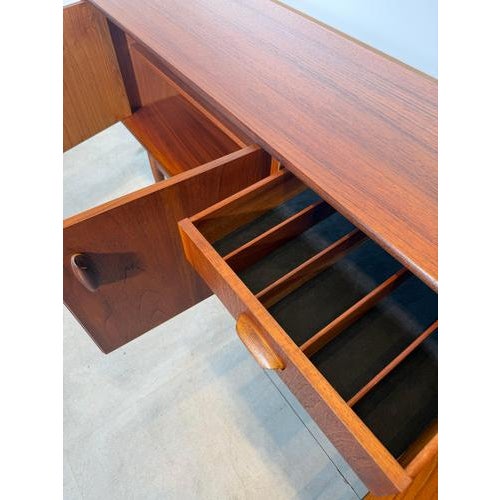 Brown G-Plan Brasilia Sideboard by Victor Wilkins Mid-Century Modern Teak Sideboard For Sale - Image 8 of 9