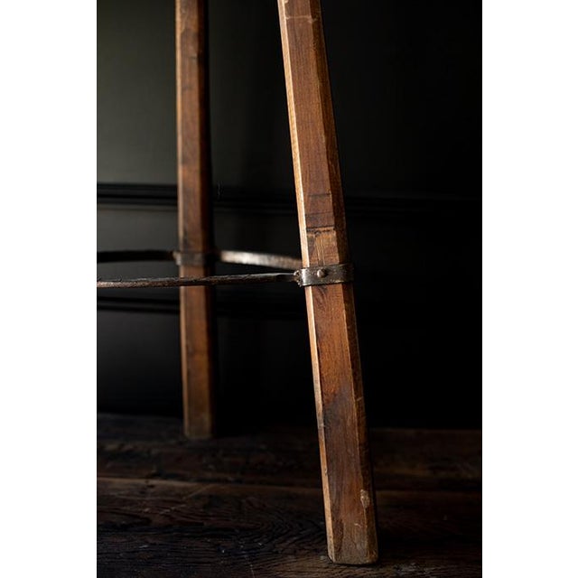 Vintage Mid-Century Spanish Brutalist Marbella Bar Stools, Set of 3 For Sale - Image 11 of 18