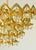 Vintage Murano Glass Fruit Chandelier, 58 Drops, Gilt Metal, 4-Light, 1970s For Sale - Image 4 of 9