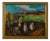 Svend Christian Nielsen, Field Workers in a Danish Landscape, 1960s, Oil on Canvas For Sale