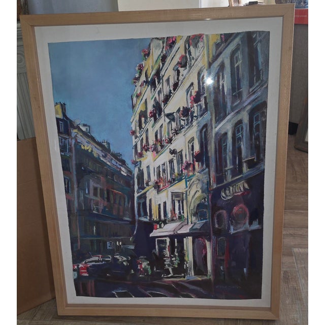 Beautiful Large pastel drawing by Texas regional artist Deborah Males.