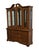 BROYHILL FURNITURE Traditional Style 60" Pediment China Cabinet w. Decorative Textured Glass Doors 631-7940-65/66 82.5"...