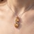 Contemporary Citrine Pear Cut Statement Necklace, 925 Silver Dainty Handmade Necklace For Sale - Image 3 of 5