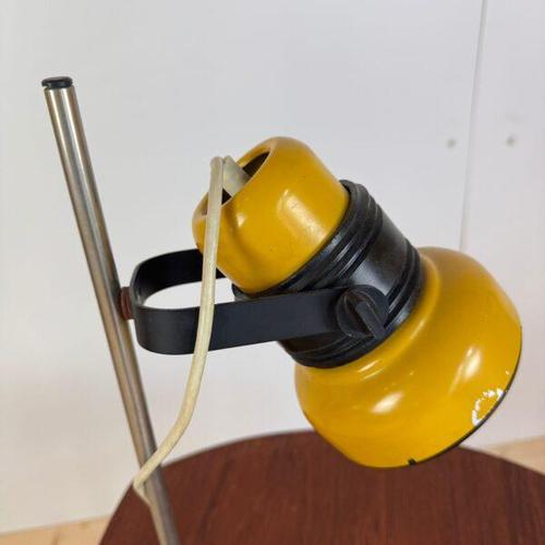 Vintage Yellow Table Lamp, 1970s For Sale - Image 6 of 8