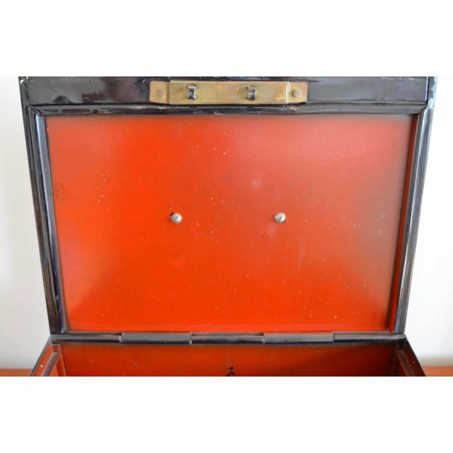 Metal Antique Art Nouveau Jewelry Box, 1900s For Sale - Image 7 of 8