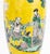 Ceramic Chinese Famille Jaune Porcelain Vase as Lamp For Sale - Image 7 of 9
