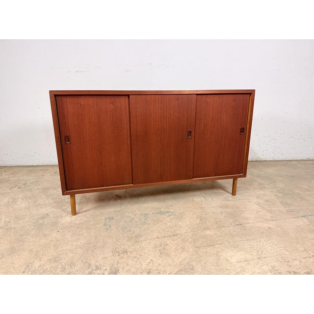 Chest of Drawers in Teak by Kajsa & Nils Nisse Strinning for String, 1960s For Sale - Image 4 of 18