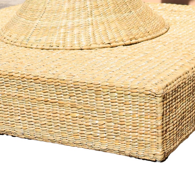Life Size Wicker Palm Tree Sculpture For Sale - Image 9 of 10