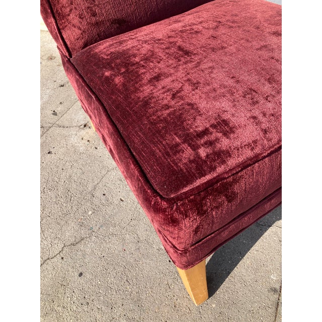 1990s Todd Hase Designed Queen Abigail Slipper Chair For Sale - Image 5 of 13