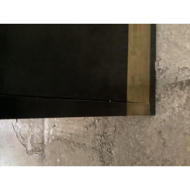 Black Lacquered and Brass Sideboard from Mario Sabot, Italy, 1970s For Sale - Image 9 of 18