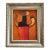Orange Abstract Person by Shawn Savage For Sale