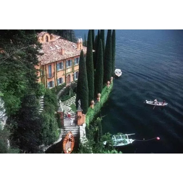 Giacomo Montegazza 1983 by Slim Aarons Slim Aarons Limited Estate Edition Giacomo and Stefania Montegazza welcome guests...