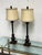Design Plus Gallery presents a Pair of Neoclassical Laurel Column Table Lamps. They have sculptural twist-form supports,...