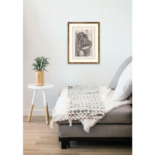 Atelier Aria Lumae Theo Van Hoytema Three Monkeys Art Nouveau Restored Gallery Board Print 16 X 24 on Archival Hahnemuhle German Etching Paper For Sale - Image 11 of 14