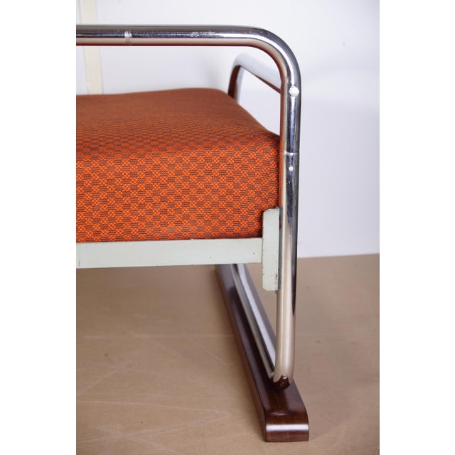 1940s Bauhaus Chrome Sofa by Hynek Gottwald, 1940s For Sale - Image 5 of 18