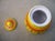 Rustic Vintage I. Magnin Original 1960s 1970s Yellow Southwest Style Art Pottery For Sale - Image 3 of 4