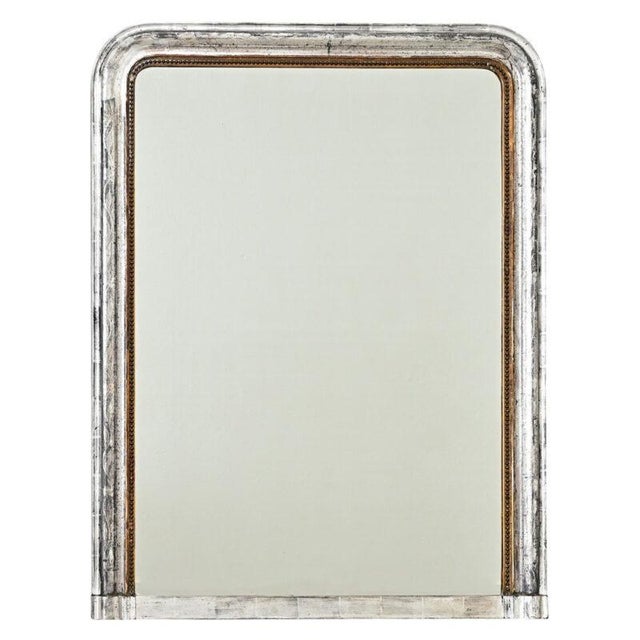 French 19th Century Silver Gilt Louis Philippe Mirror For Sale - Image 4 of 12
