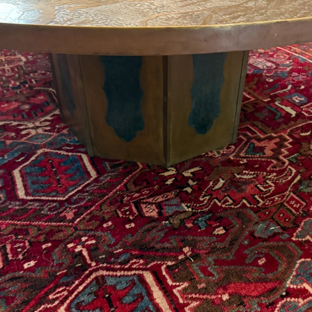 1960s Philip and Kelvin LaVerne Mid Century Modern Chan Coffee Table, Bronze For Sale - Image 14 of 15