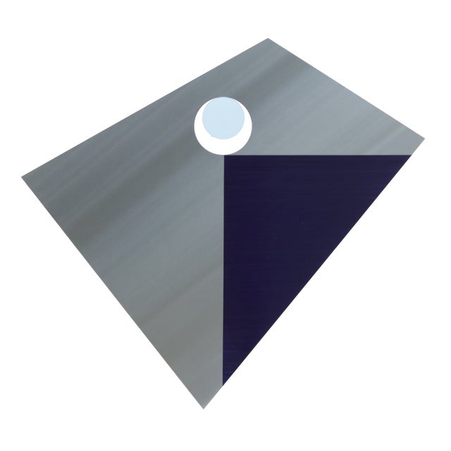 Wood Contemporary Abstract Stainless Steel, Plexiglas, Wood, Paint "Plinth 13" by Tom Henderson For Sale - Image 7 of 8