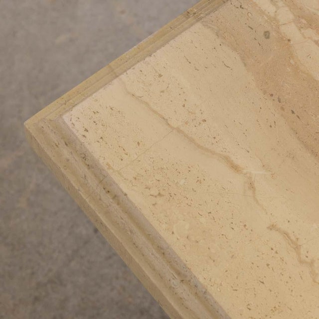 1970s Italian Travertine Coffee Table For Sale - Image 11 of 16