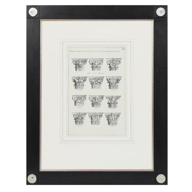 19th Century Set of 8 Antique Giovanni Battista Piranesi Framed Italian Architectural Prints For Sale - Image 5 of 11