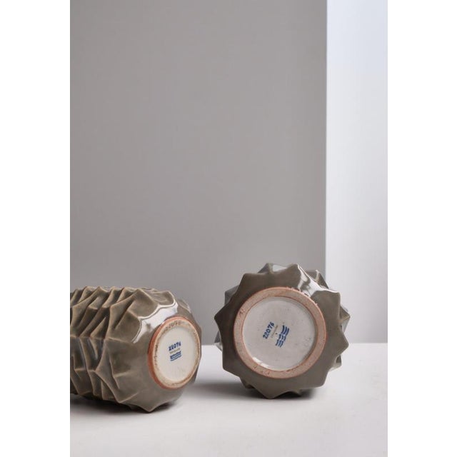 Stoneware Vases by Melike Ababyianik for Royal Copenhagen, Denmark, 1960s, Set of 2 For Sale - Image 14 of 17