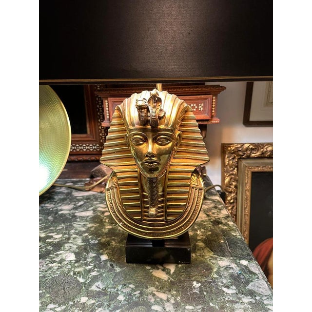 Pharaoh Table Lamps from Maison Jansen, 1970s, Set of 2 For Sale - Image 14 of 17