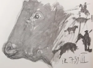 "Toros y Toreros 15b" Lithograph, Pablo Picasso